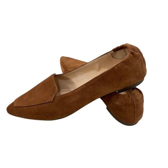 Hush Puppies Womens Brown Suede Slip On Pointed Toe Flats Shoes Size 9.5M NEW - Picture 9 of 16